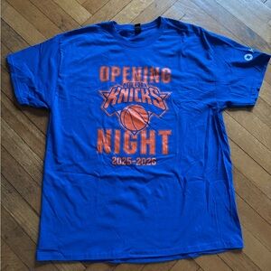 New York Knicks Opening Night 2025-2026 Season T-Shirt XL NBW